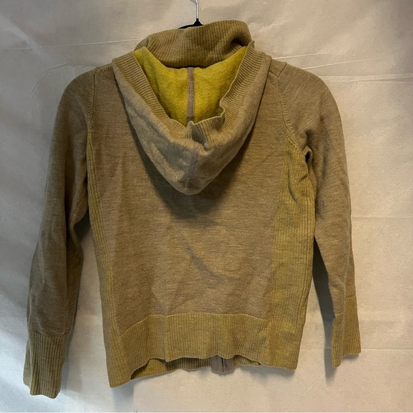 PATAGONIA Full Zip Jacket Cardigan Sweater with hood merino wool Size Small S - Picture 6 of 12